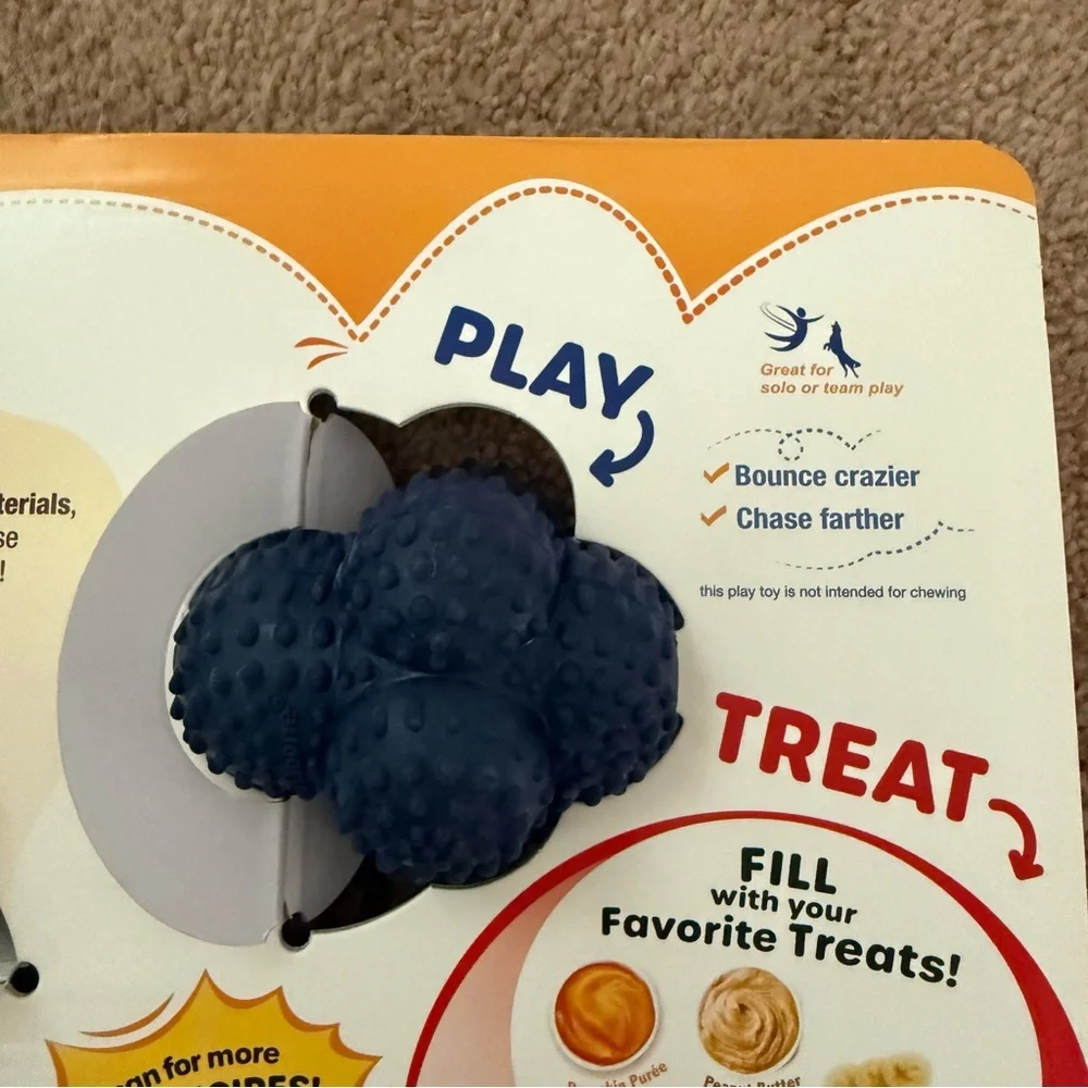 Nylabone Strong & Fun Variety Pack Dog Toys - Red, Blue, Brown